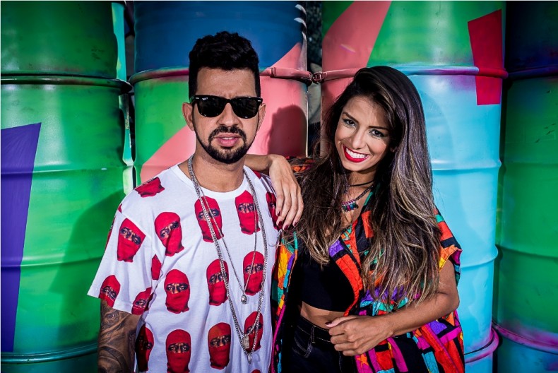 Dennis DJ grava clipe com bailarina do Faustão