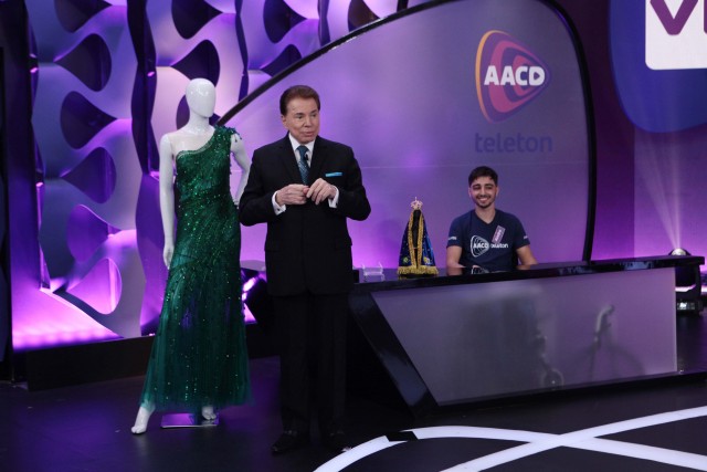 Silvio Santos encerra o Teleton com R$ 27 mi arrecadados