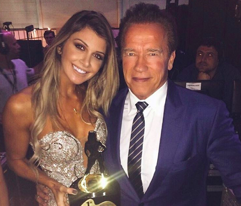 Ex-BBB Tatiele Polyana tieta Arnold Schwarzenegger