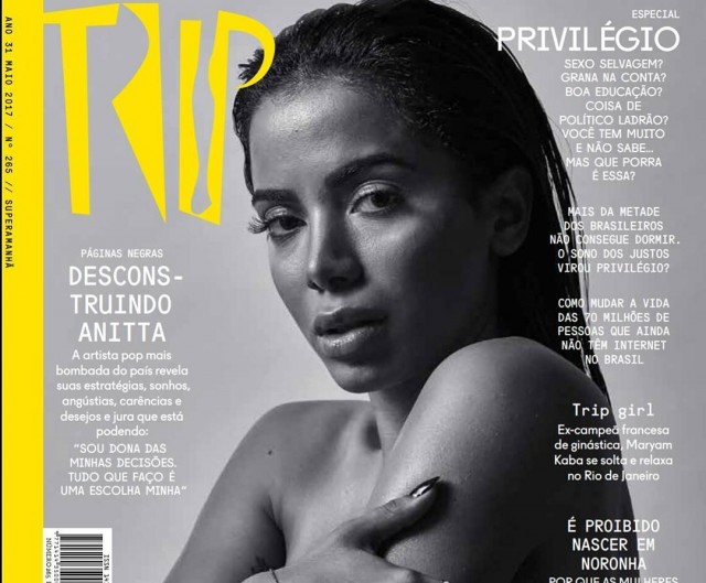 Anitta posa para capa de revista