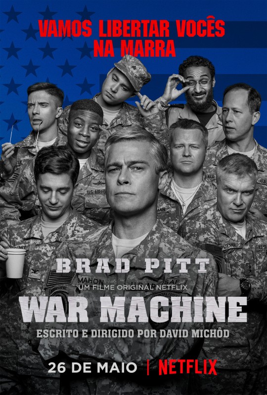 Netflix | Confira o novo trailer de War Machine, estrelado por Brad Pitt