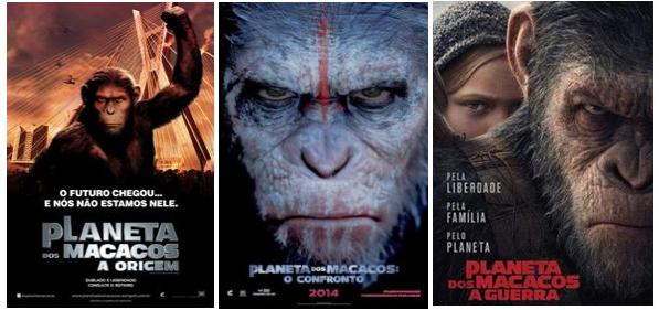 Para se preparar! Cinemark faz maratona de Planetas dos Macacos