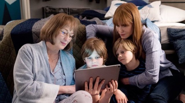 Meryl Streep aparece com Nicole Kidman nas gravações da 2ª temporada de Big Little Lies