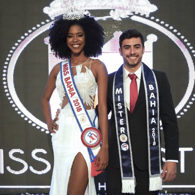 Adrielle Bispo e Alexandre Chamusca são eleitos Miss e Mister Bahia 2018