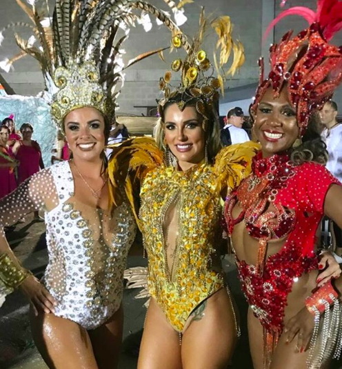 Luanda Fraga ousa na fantasia para Carnaval no Rio Grande do Sul