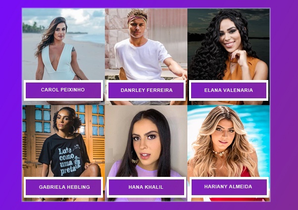 Hana Khalil, Danrley, Hariany, Gabi e Carol Peixinho se tornam os finalistas do BreakTudo Awards 2019