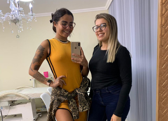 A Influencer Júlia Peixoto, aproveitou folga no Rio