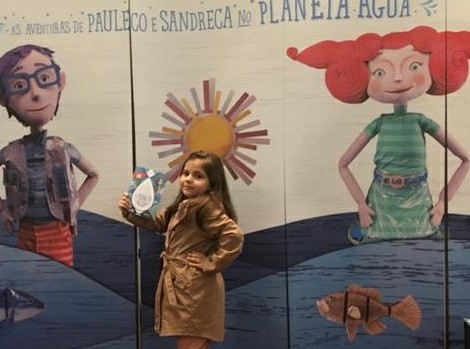 Atores e modelos assistem ao musical ‘As Aventuras de Pauleco e Sandreca no Planeta Água’