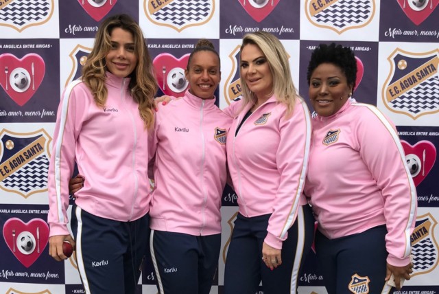 Patrícia Limongi, Rosana Augusto, Vanessa Jackson e outros famosos em Futebol Beneficente