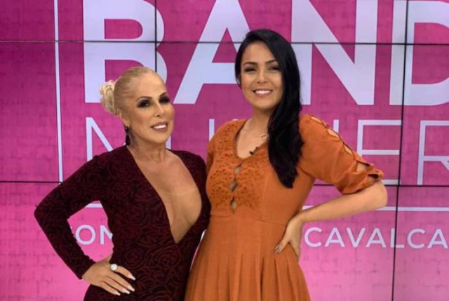 Rosana Menezes participa do programa ‘Band Mulher’ com Gardênia Cavalcante