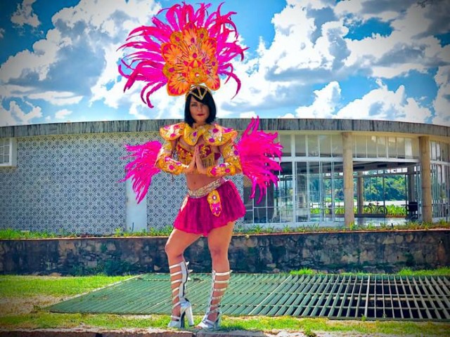 Miss Belo Horizonte,  Cristina Gouveia é vice campeã no carnaval