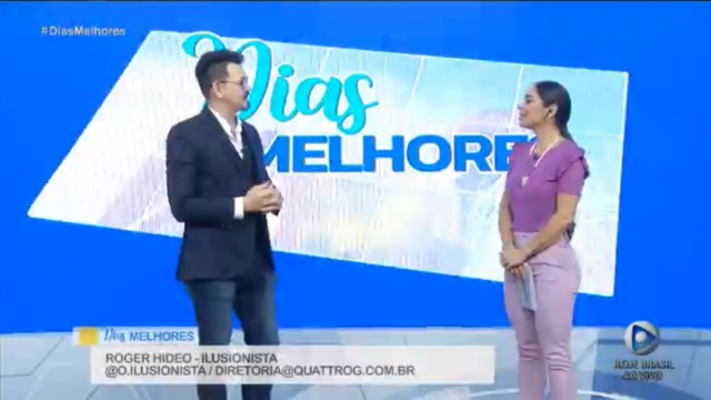 Roger Hideo agitou a tarde na TV Rede Brasil