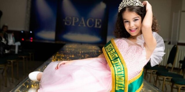 Modelo e atriz mirim, Marininha Tavares, recebe título de Mini Miss Brasil 2020