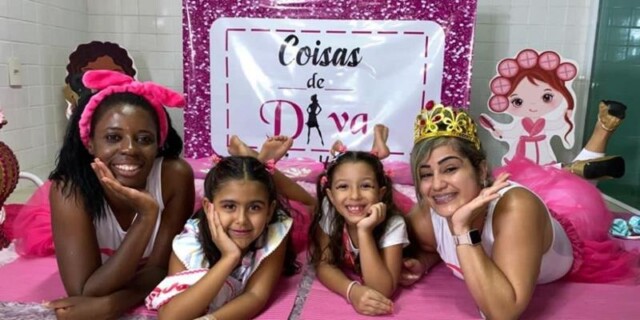 Mini Digital Influencer, Nayara Alves, comemorou aniversário da melhor amiga com o ‘Spa Infantil Mini Divas’