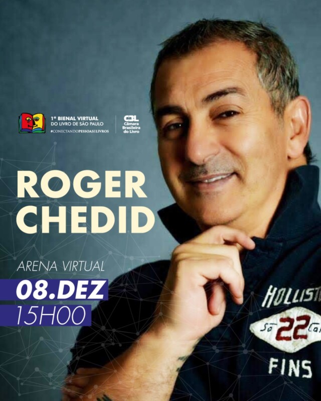 Roger Chedid fará palestra gratuita na Bienal Virtual de São Paulo