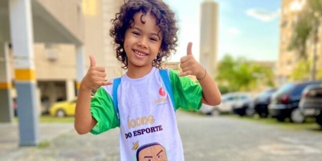 Influencer mirim, Matheus Assis, participa pela primeira vez das ‘Olimpíadas’ na escola e se diverte bastante