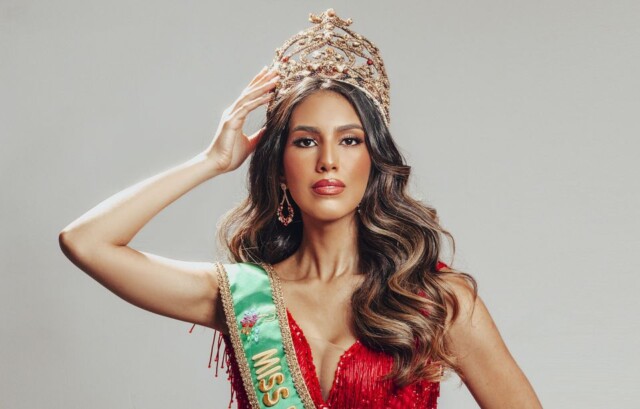 A paraense Cássia Adriane que é Miss Brasil Earth 2021, se prepara para o Miss Earth