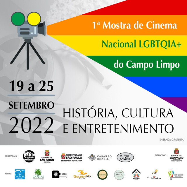 Começa nesta segunda a 1a Mostra Nacional LGBTQIA+ de Cinema