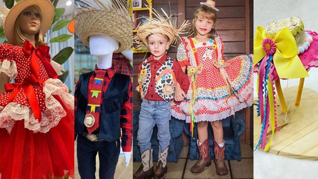 Festa Junina – Onde encontrar vestidos e roupas juninas para crianças