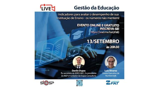 Fundação FAT promove webinar gratuito com especialistas em Gestão da Educação