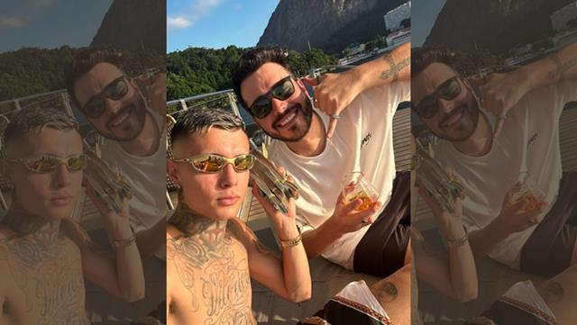 Estrelas do Funk com o Sertanejo : Victor Miranda, MC Paiva e Rato Love Curtem Dia de Lazer nas Lanchas do Rio de Janeiro”