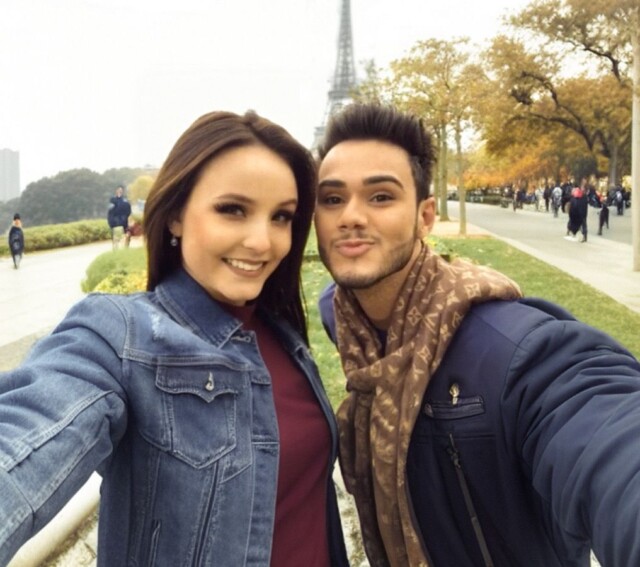 Nivaldo influenciador compartilha fotos com Larissa Manoela relembrando o passado em Paris