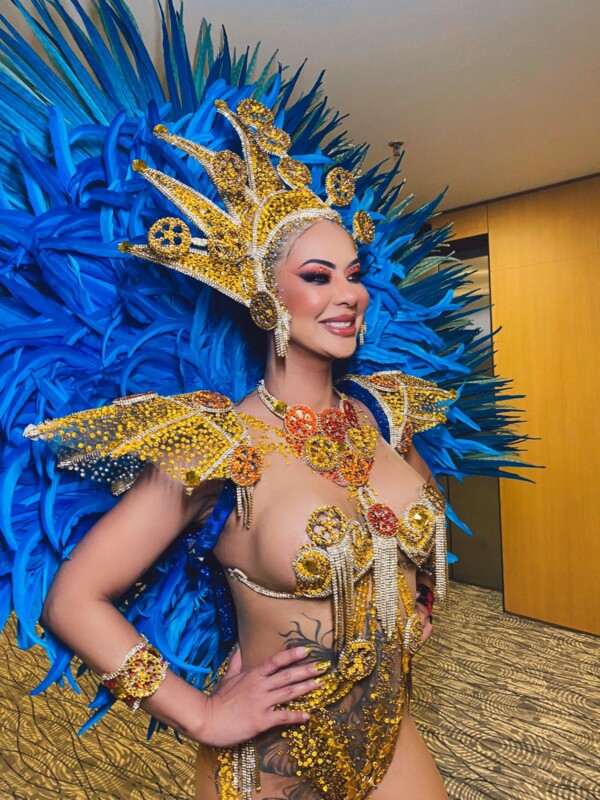 Ana Itikawa seguirá como Rainha de Bateria no carnaval de 2025