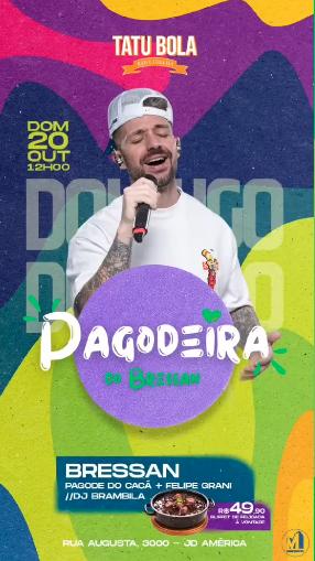 Grupo Alife Nino, donos do Tatu Bola Bar, e cantor Bressan anunciam label especial de pagode