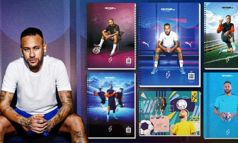 Neymar Jr. lança linha exclusiva de material escolar: Neymar Edutech